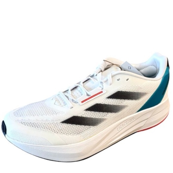 Adidas Mens Duramo Speed White Running Shoes Sneakers Size 12 - Picture 1 of 9